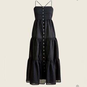 J. CREW Cotton voile tiered maxi dress